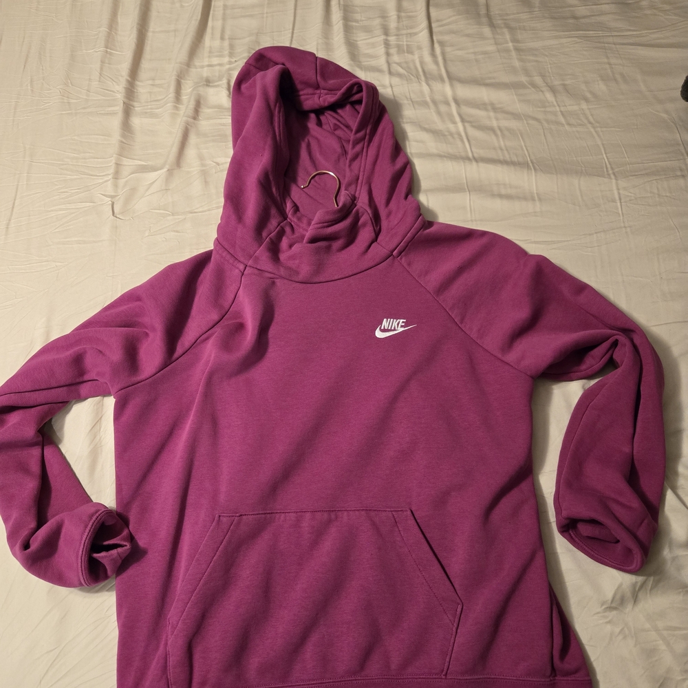 Nike Women's Magenta Cowl Neck Sweater